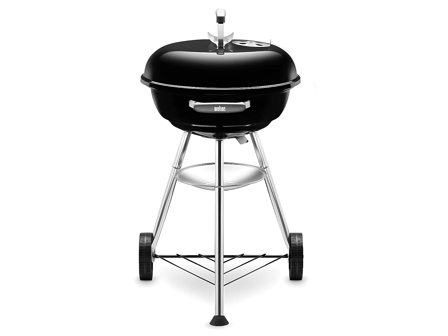 Holzkohlegrill Weber Compact Kettle Ø47 cm Schwarz