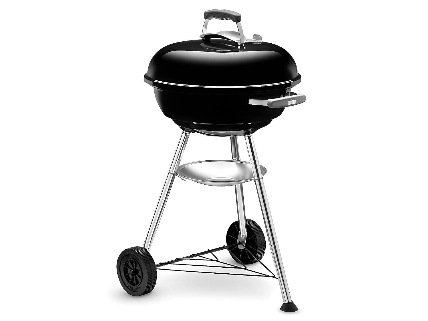 Holzkohlegrill Weber Compact Kettle Ø47 cm Schwarz