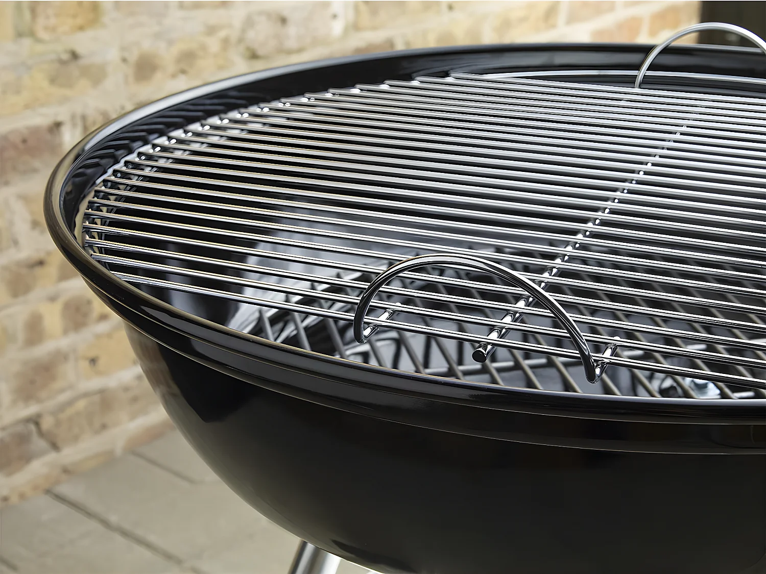Holzkohlegrill Weber Compact Kettle Ø47 cm Schwarz