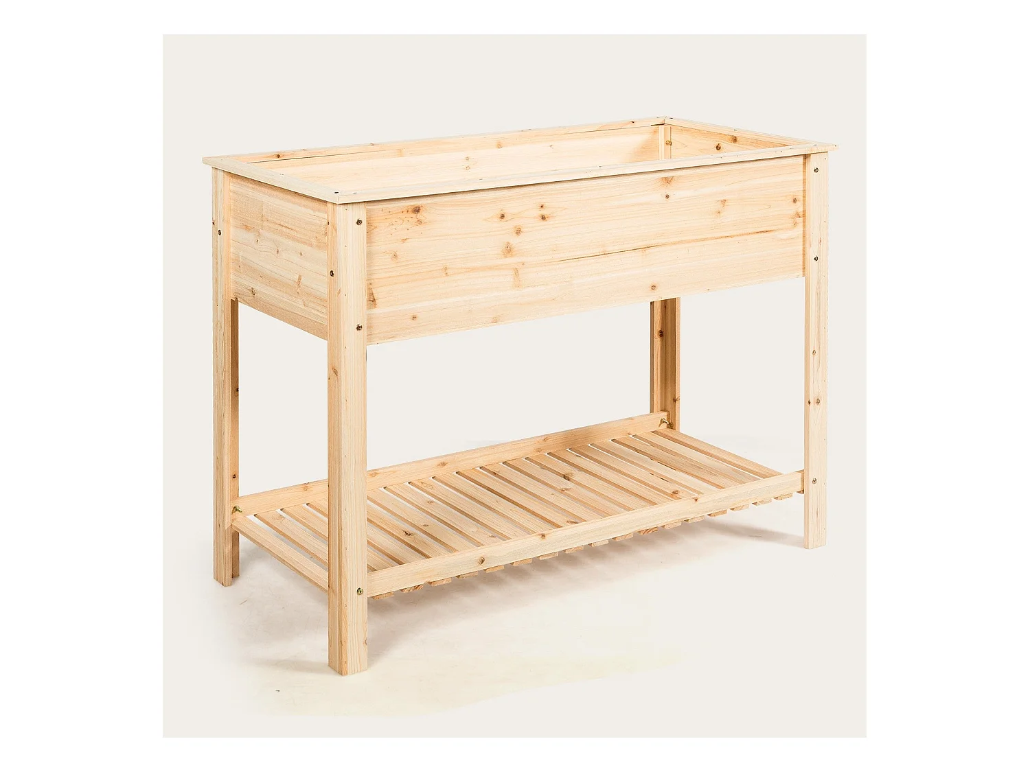Jardinière surélevé en bois bois marron 92 x 41 x 81 cm 20_0000683