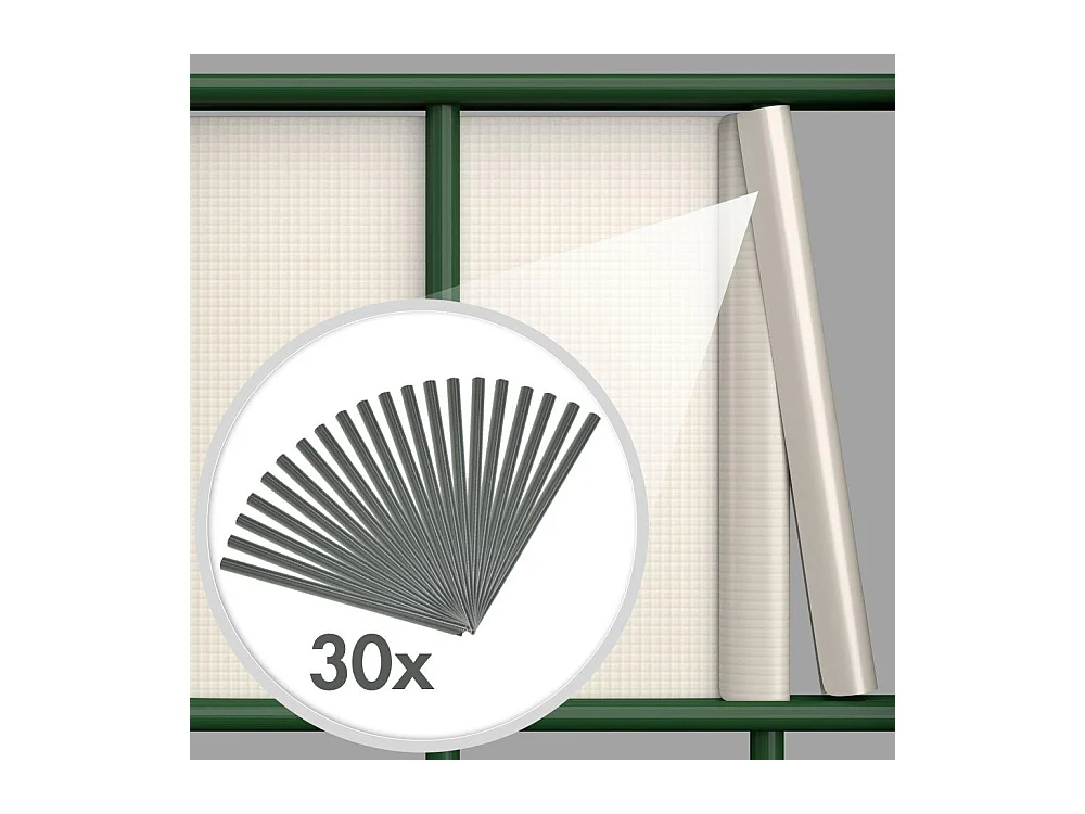 Pantalla de privacidad película cortavientos anti-mirones pantalla de valla PVC gris antracita 70 m 2208214