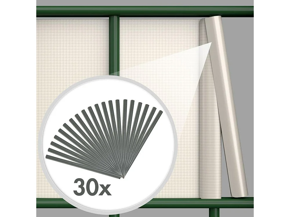 Pantalla de privacidad película cortavientos anti-mirones pantalla de valla PVC gris antracita 70 m 2208214