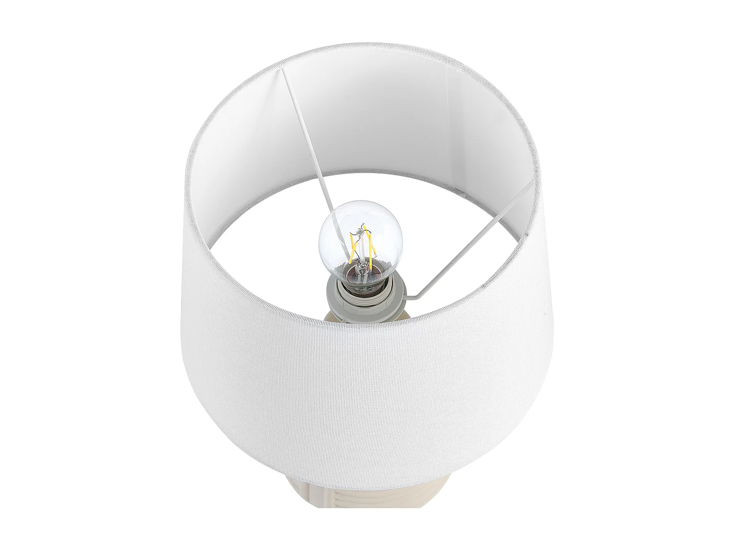 Lampe à poser OZAMA Céramique Beige