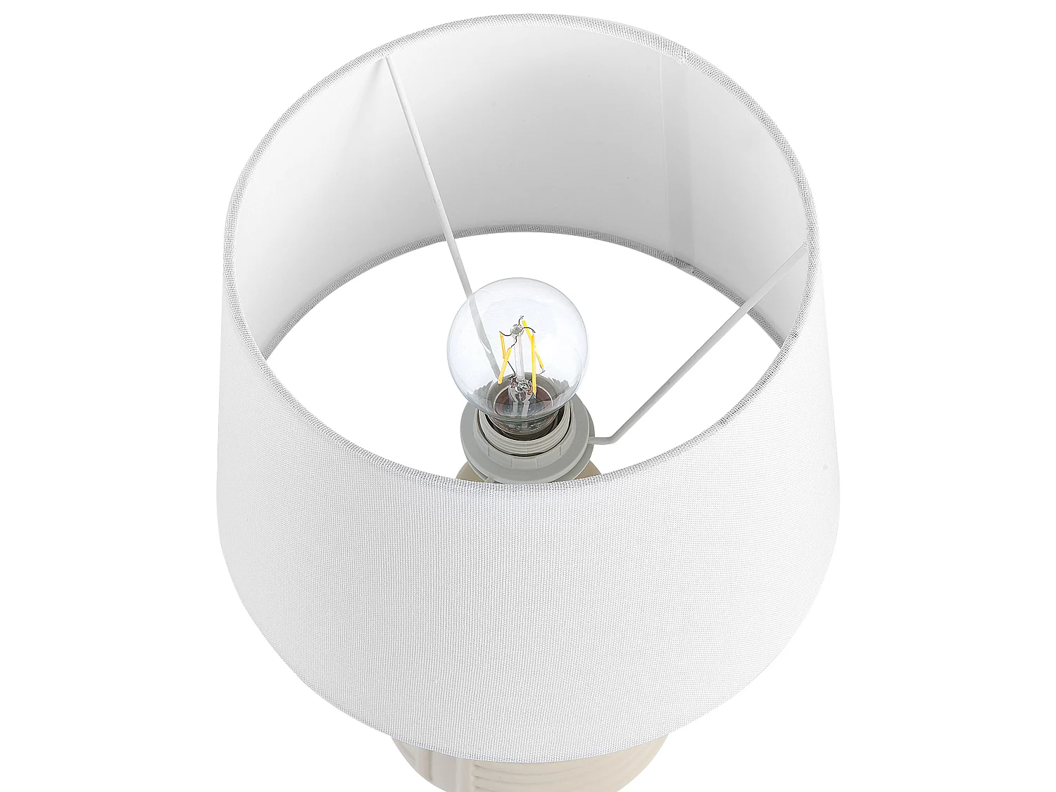 Lampe à poser OZAMA Céramique Beige
