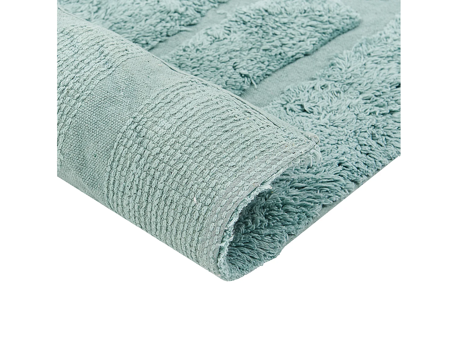 Vloerkleed katoen mintgroen 80 x 150 cm SIRNAK