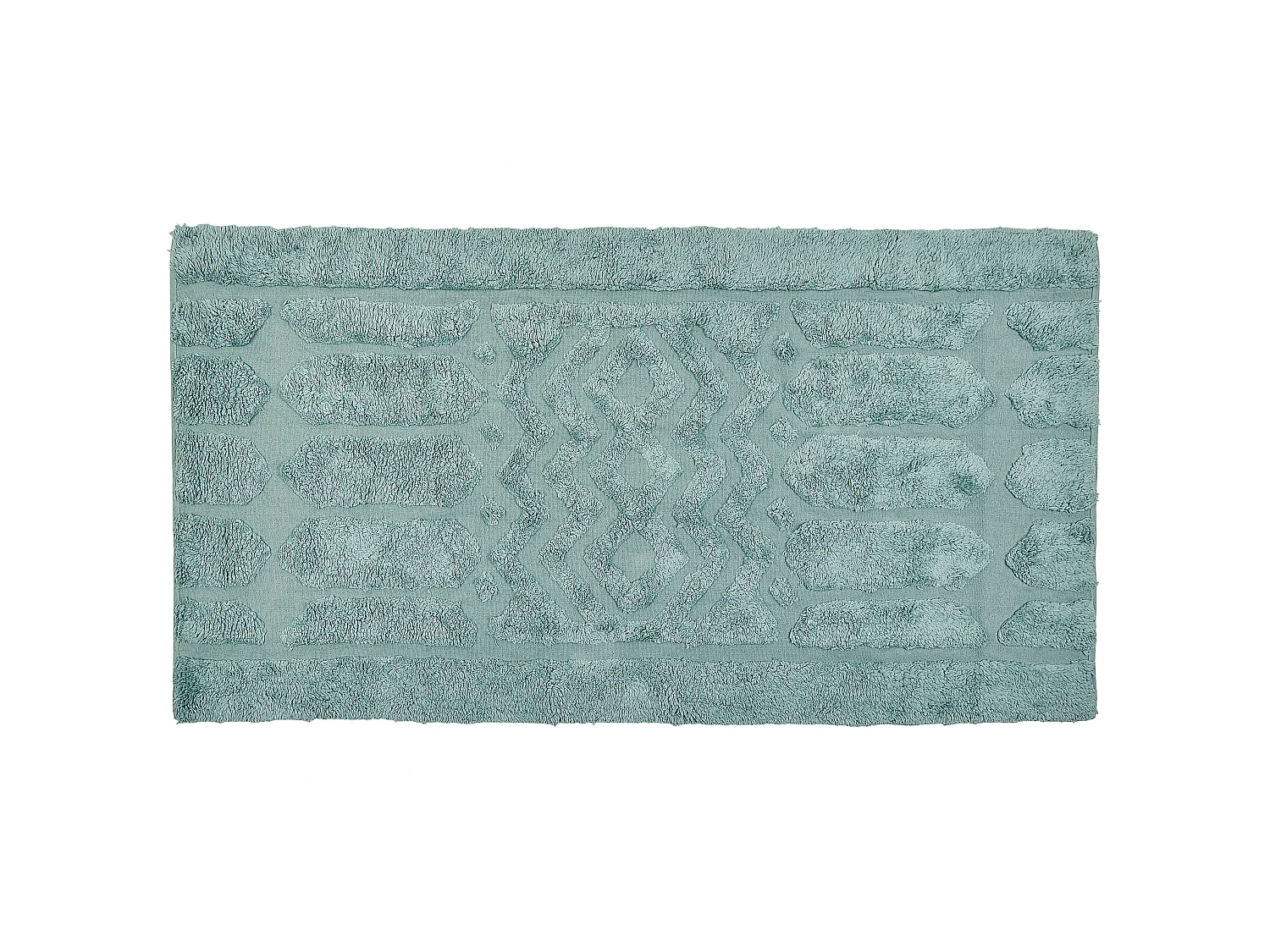 Matta SIRNAK Mintgrön 80 x 150 cm Bomull