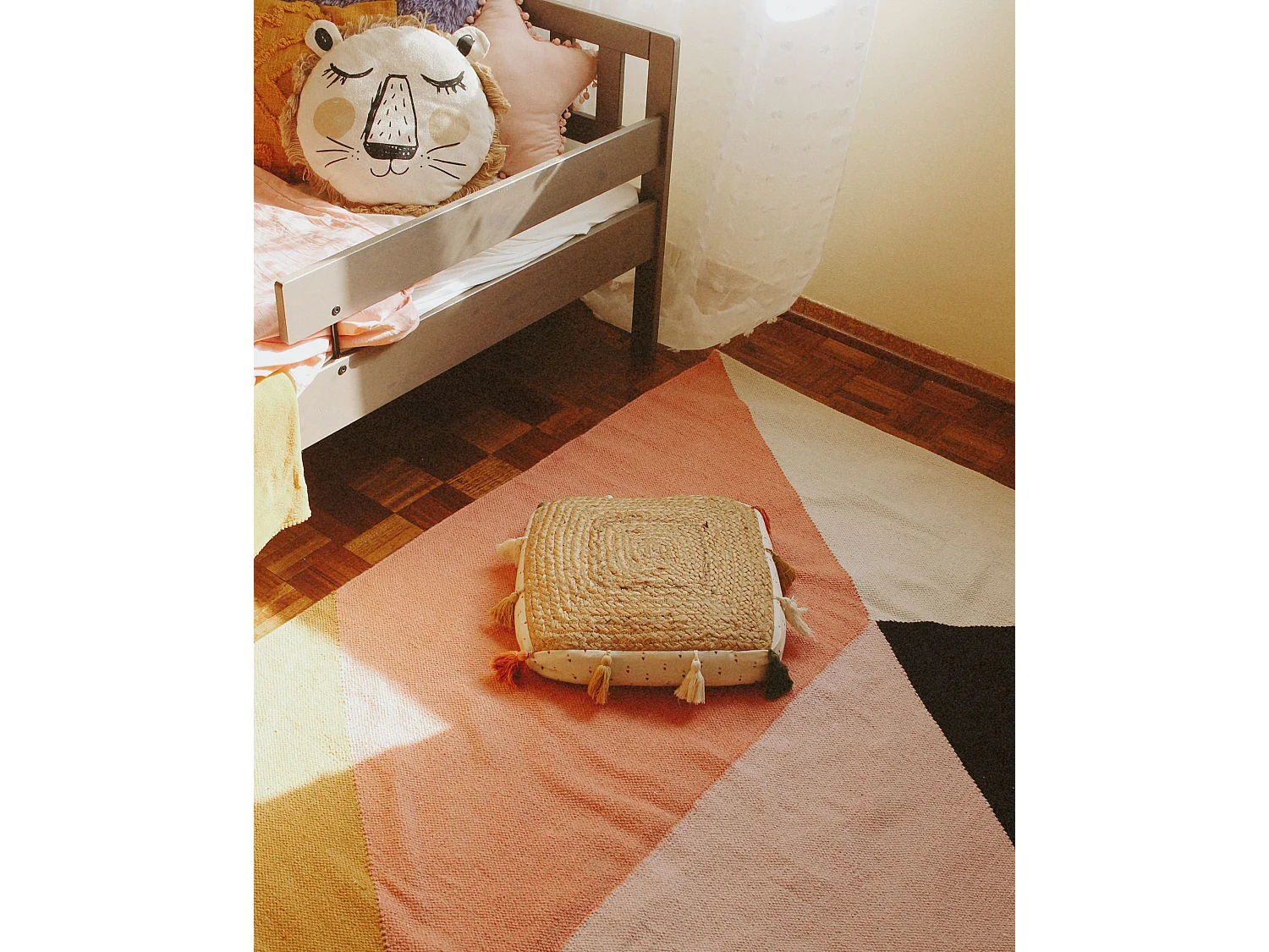 Tapis en coton multicolore 160 x 230 cm NIZIP