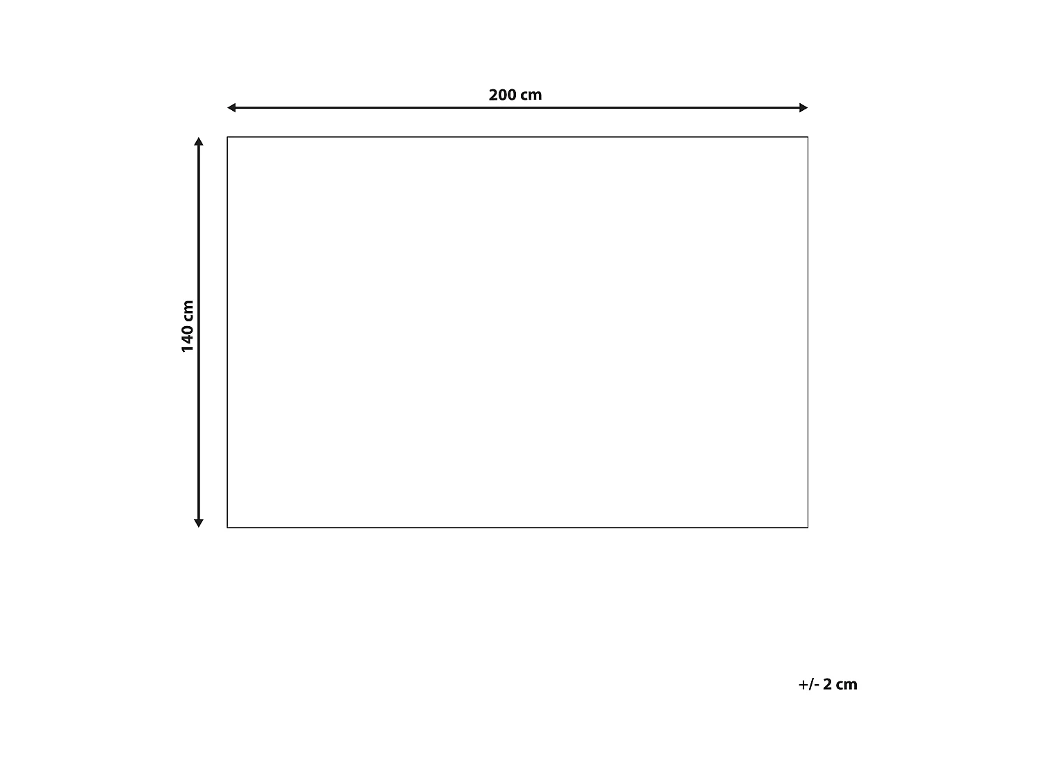 Tapete em algodão multicolor 140 x 200 cm NIZIP