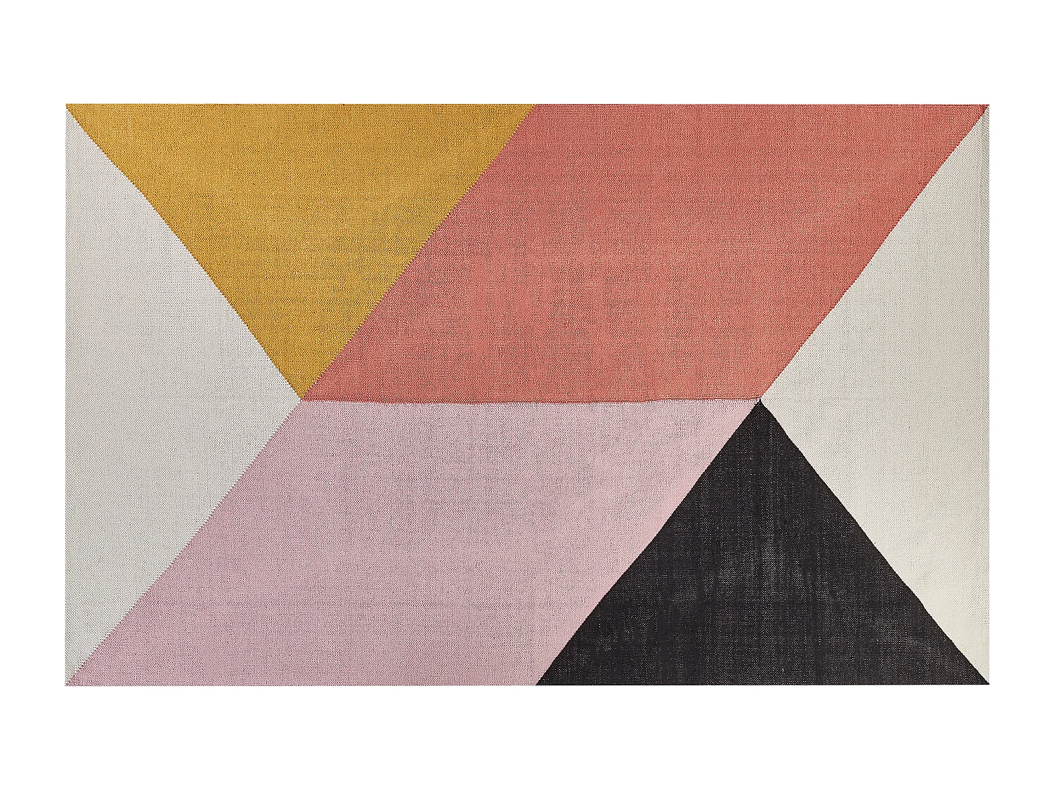 Vloerkleed katoen meerkleurig 140 x 200 cm NIZIP