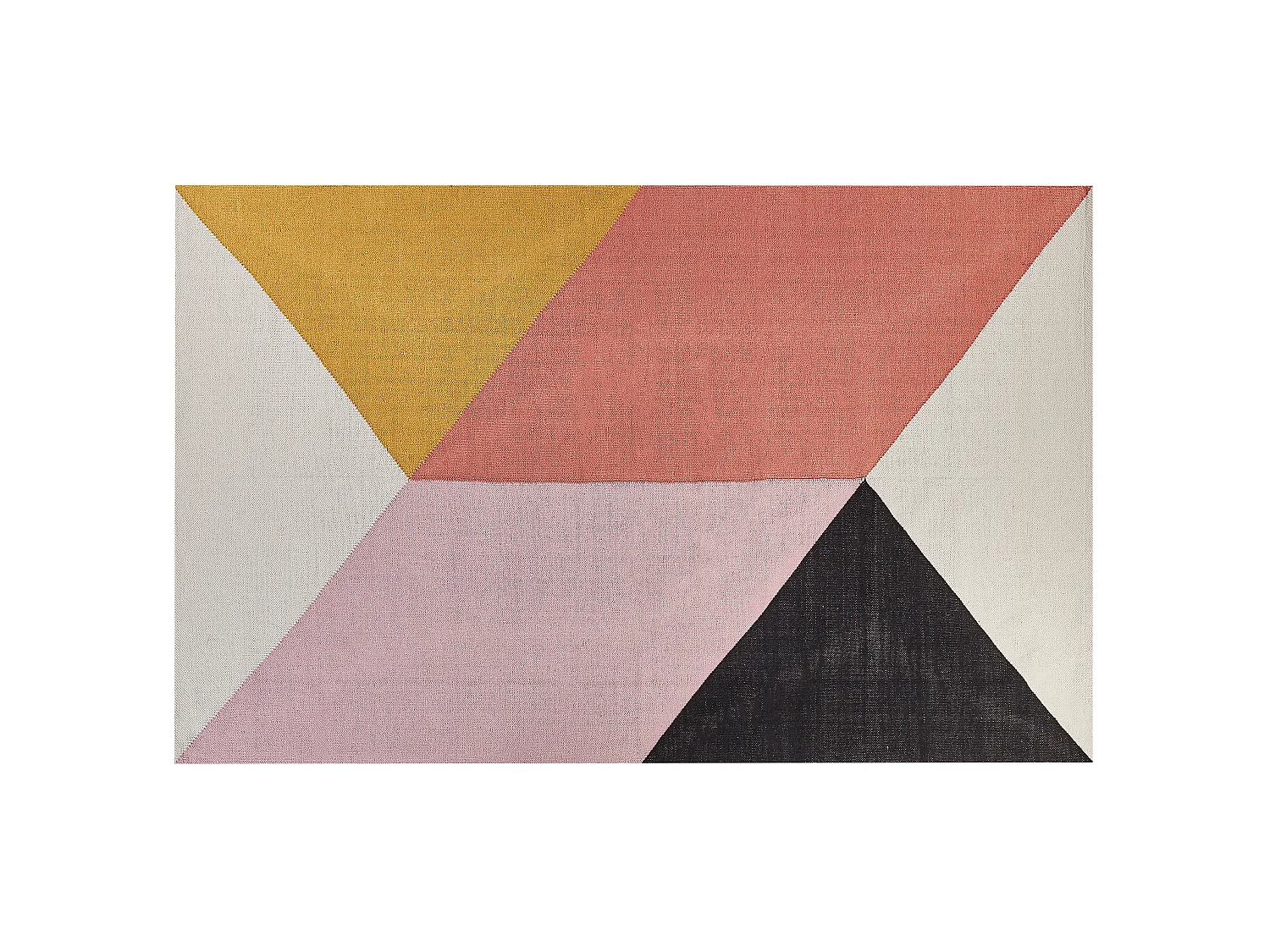 Tapis en coton multicolore 140 x 200 cm NIZIP