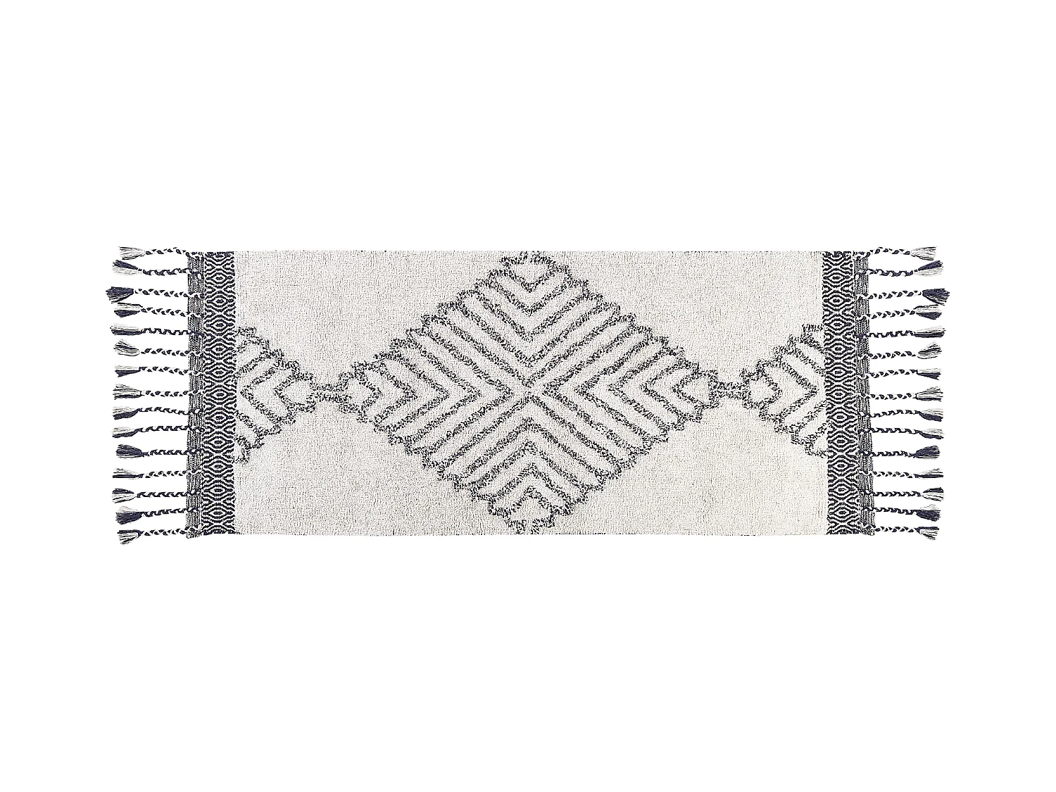 Tapis ERAY Beige clair 80 x 150 cm Coton