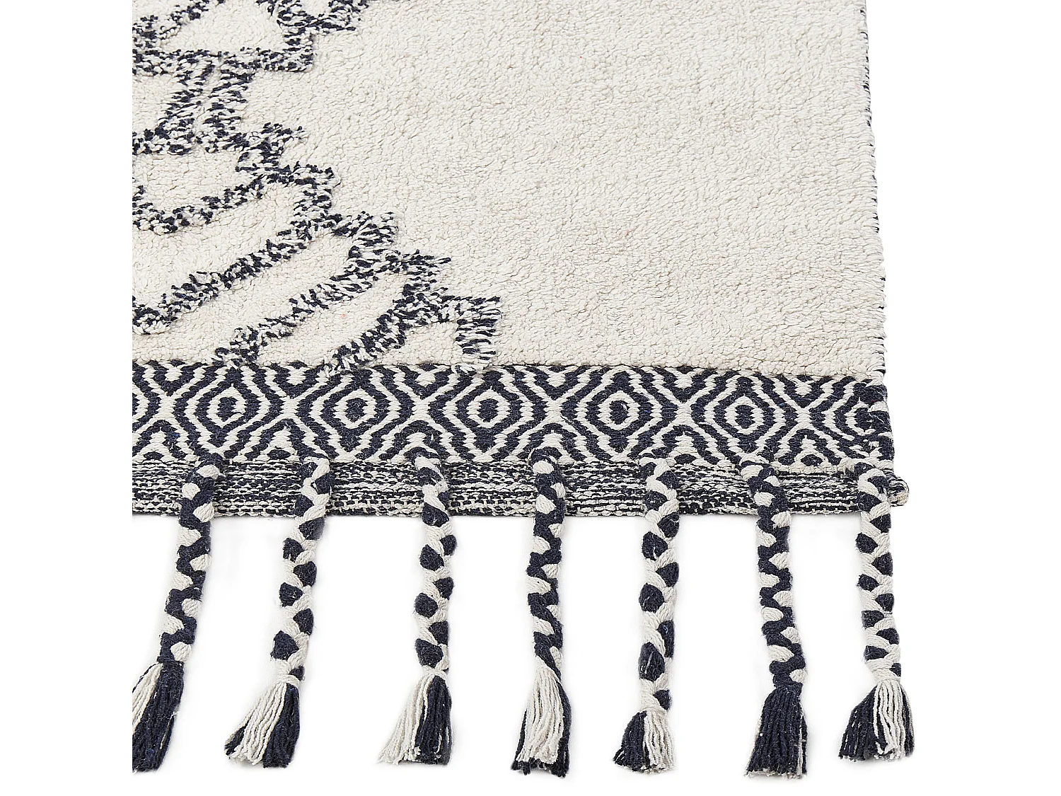 Tapis ERAY Beige clair 80 x 150 cm Coton