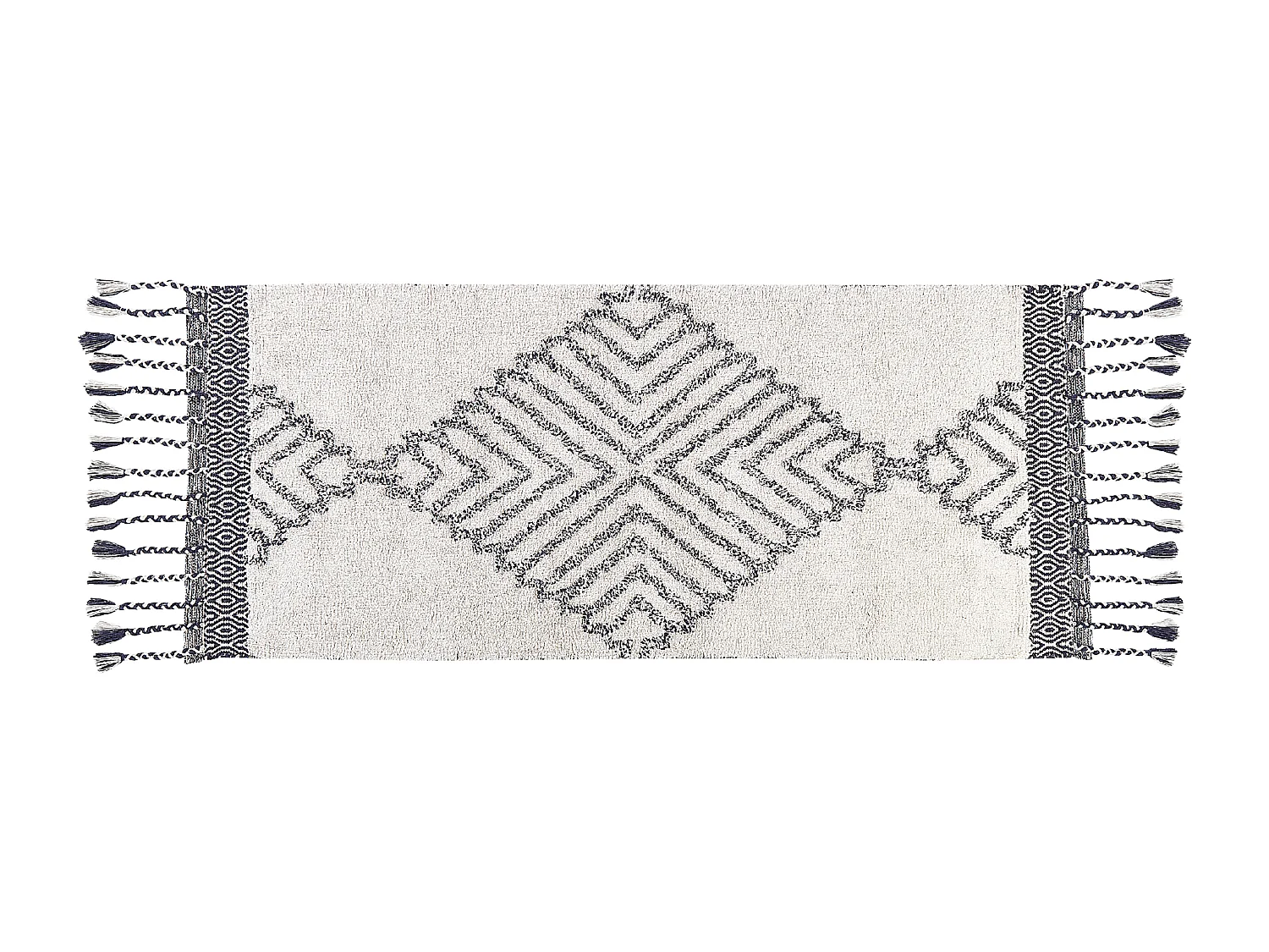 Tapis ERAY Beige clair 80 x 150 cm Coton