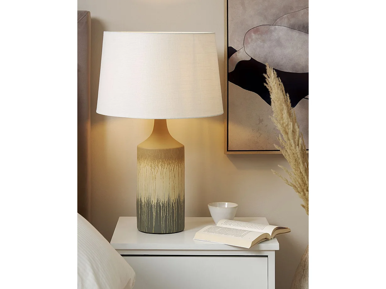 Lampe à poser CALVAS Céramique Multicolore