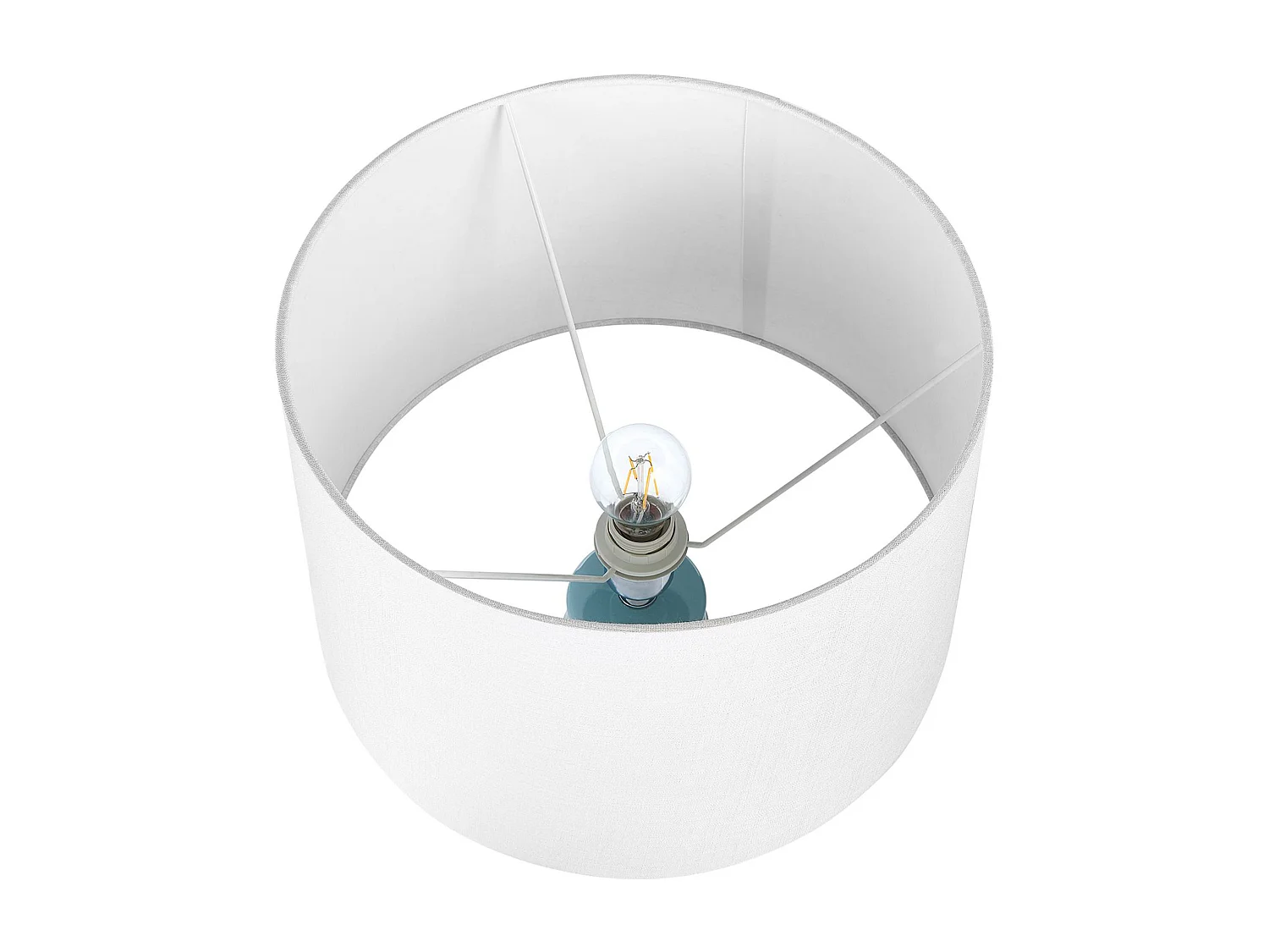 Tafellamp VINCES Keramiek Lichtblauw