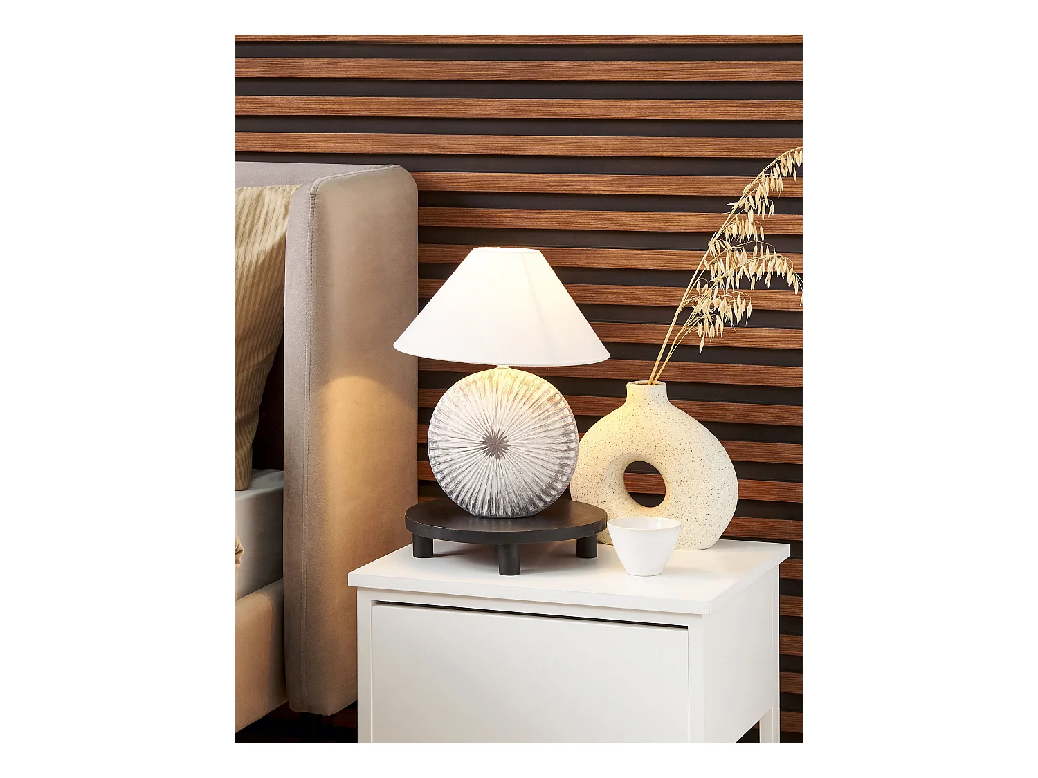 Lampe à poser YUNA Céramique Gris