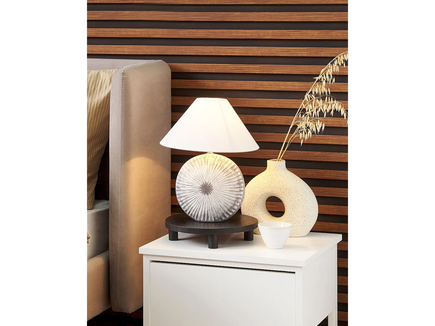 Lampe à poser YUNA Céramique Gris