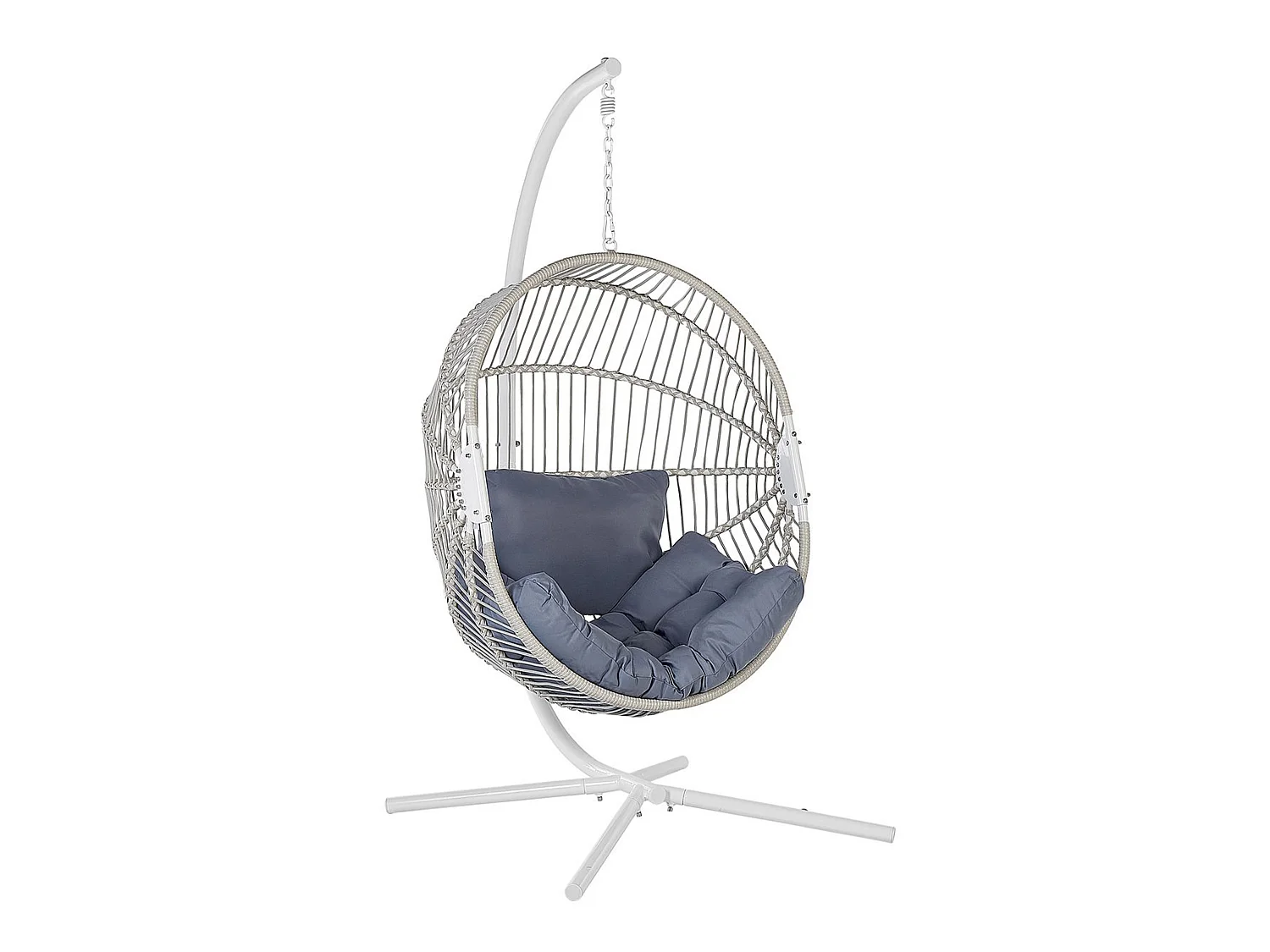Fauteuil suspendu avec support ACRI Blanc