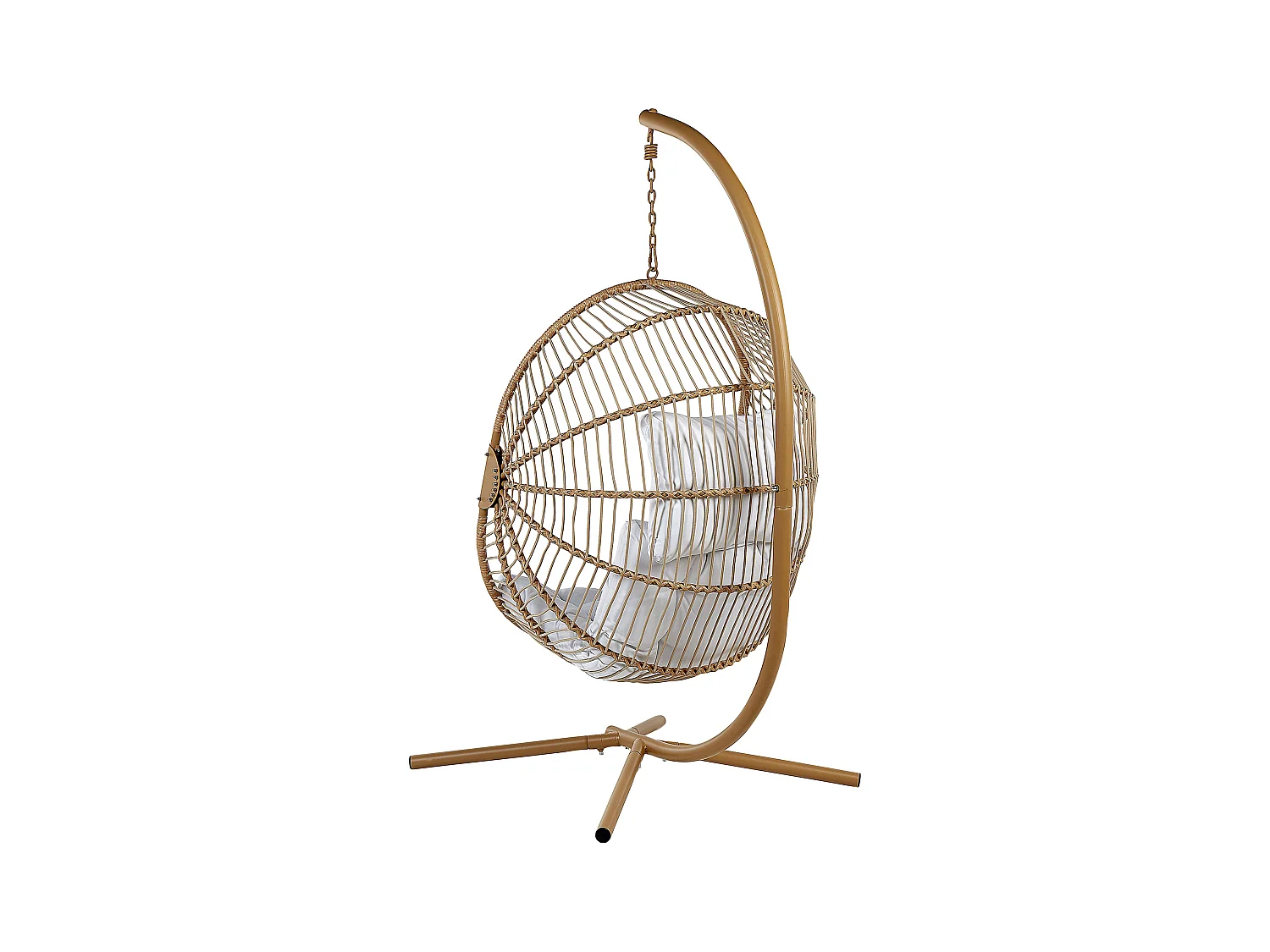 Silla colgante con soporte ACRI Beige