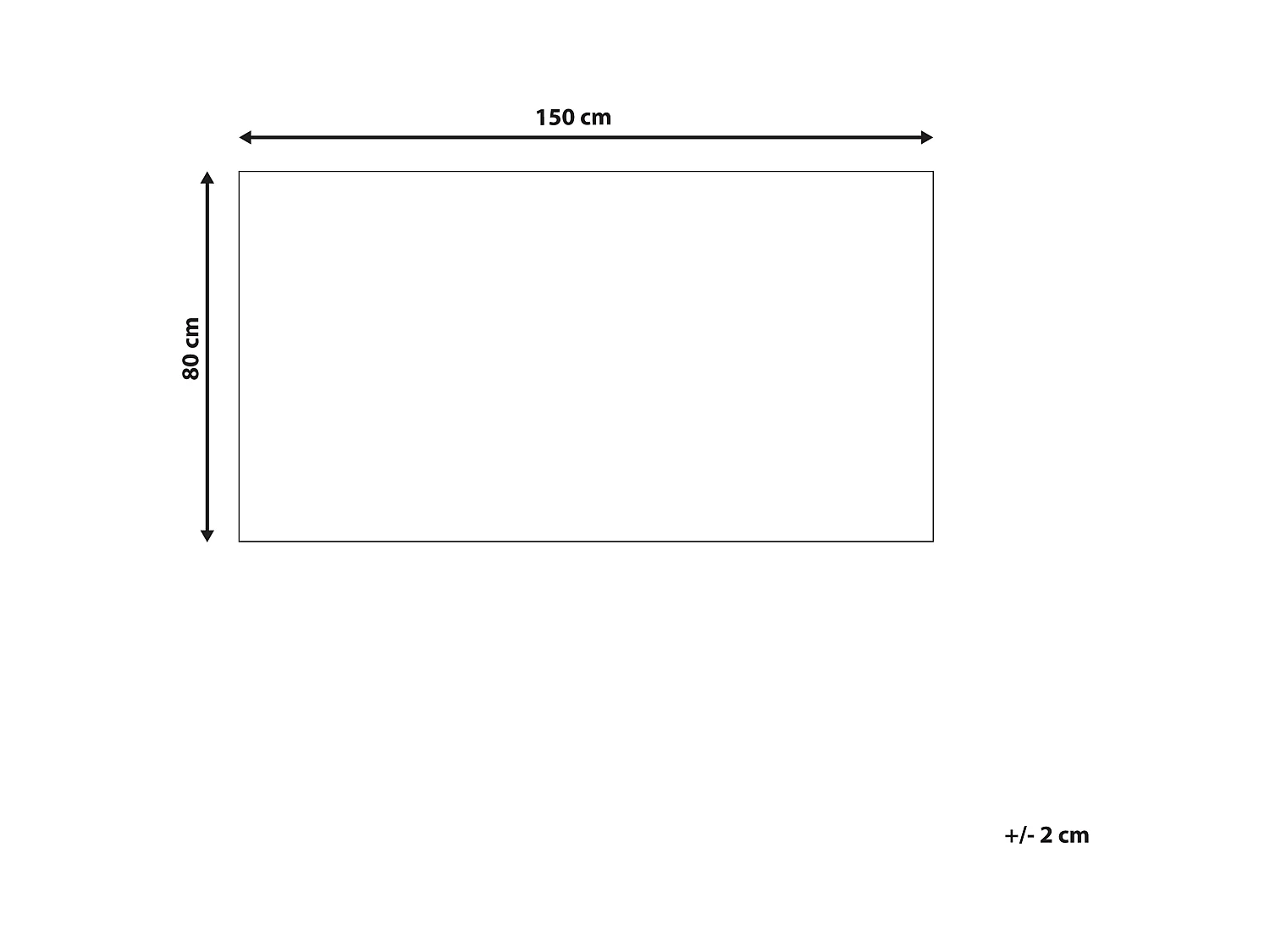 Dywan bawełniany 80 x 150 cm biały z niebieskim SYNOPA