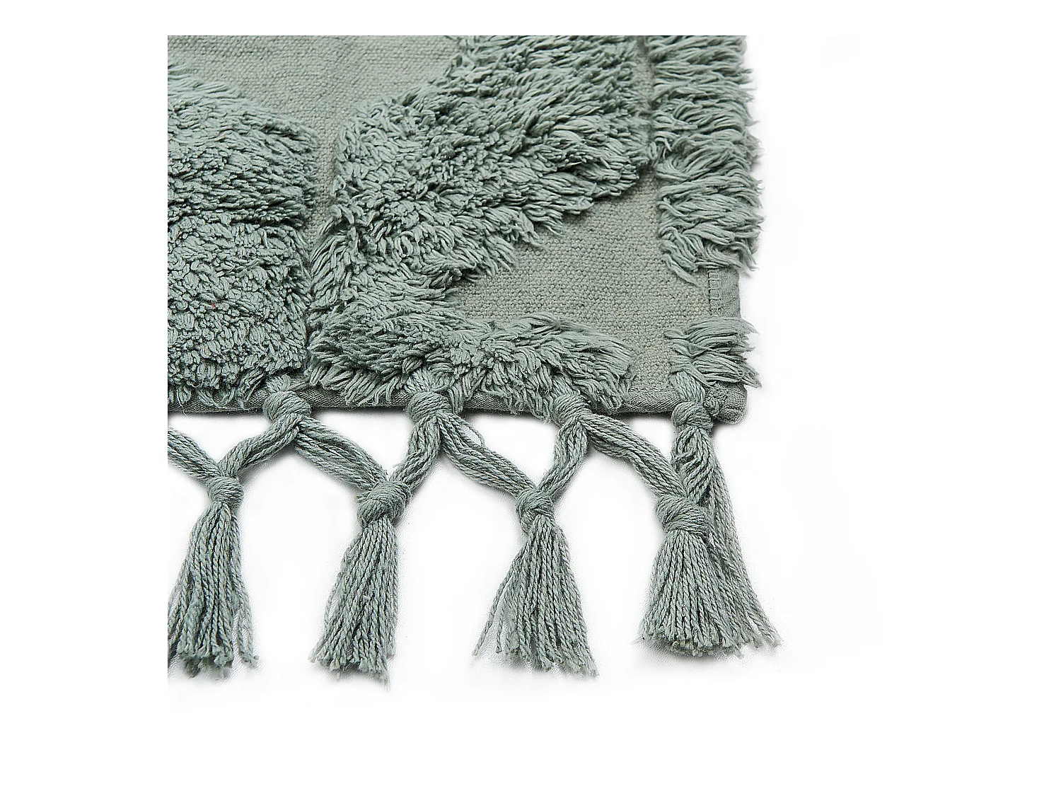 Tapis KARS Vert 80 x 150 cm Coton