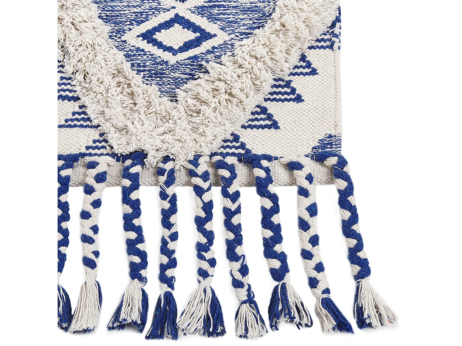 Tapis MANAVGAT Beige clair 140 x 200 cm Coton