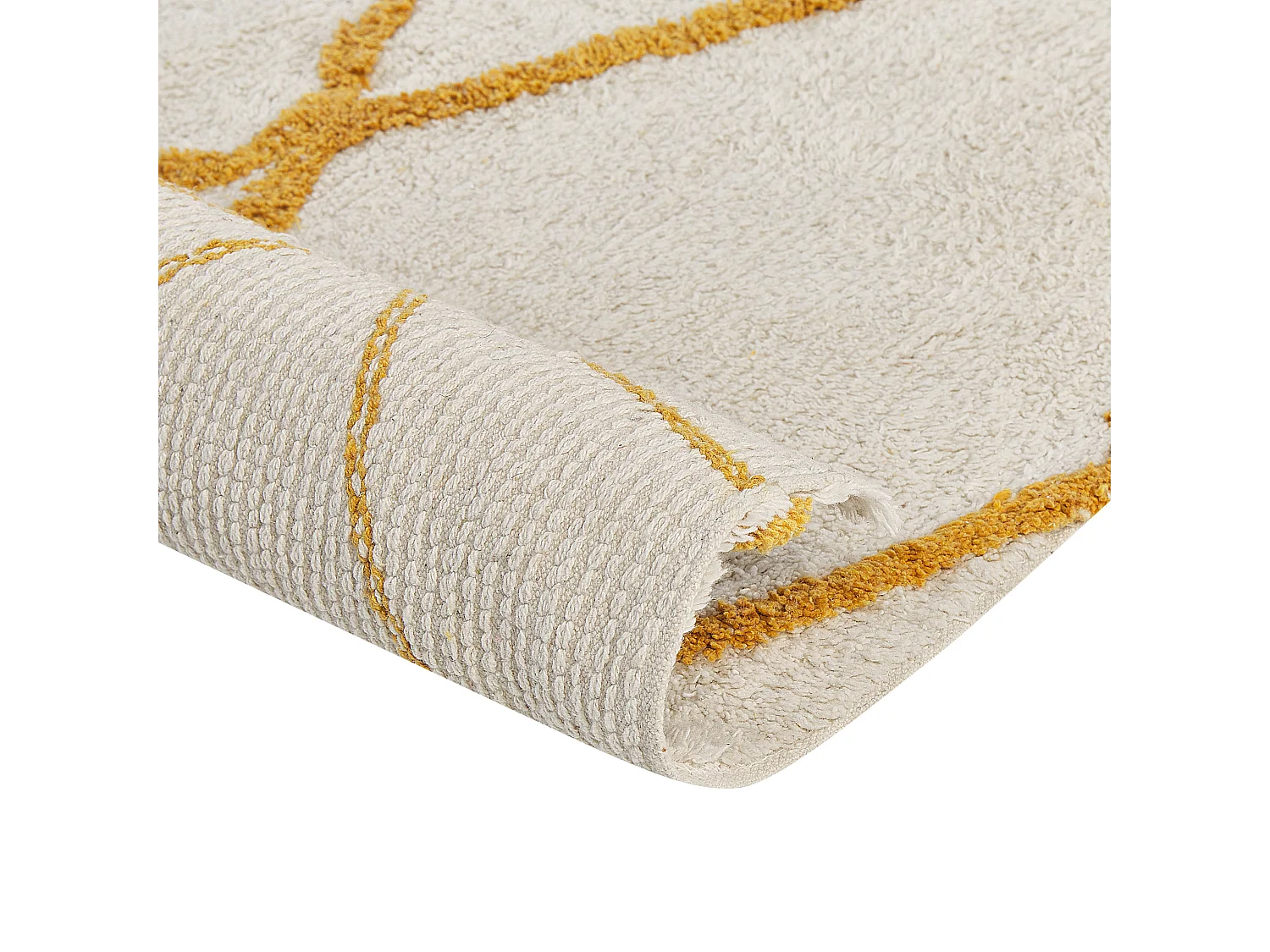 Tapis MARAND Jaune 160 x 230 cm Coton
