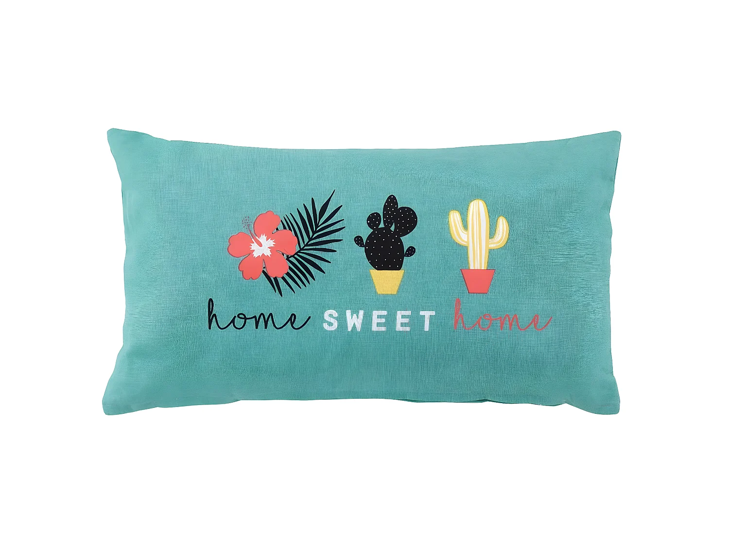 Coussin déhoussable Pacifique Cactus Menthe