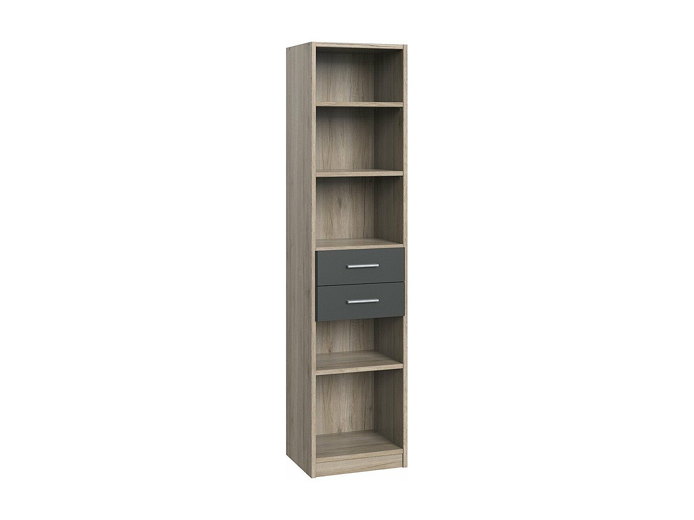 Cruise | Libreria con 1 cassetto e 4 ripiani in pino