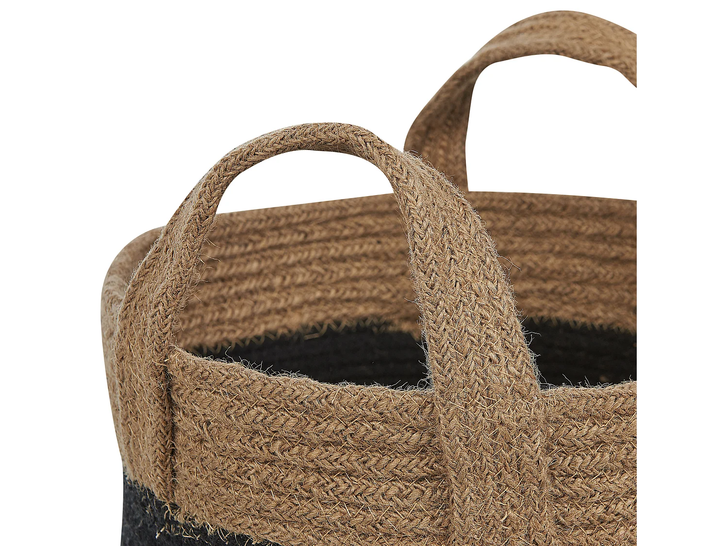 Set di 2 cestini GEREDE Iuta Naturale