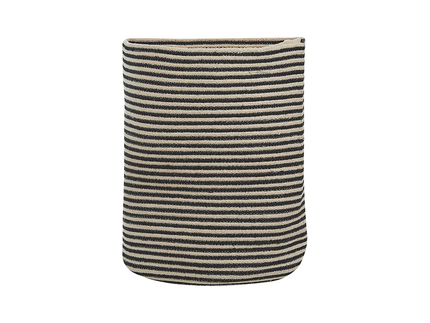 Cesta YERKOY Algodón Negro