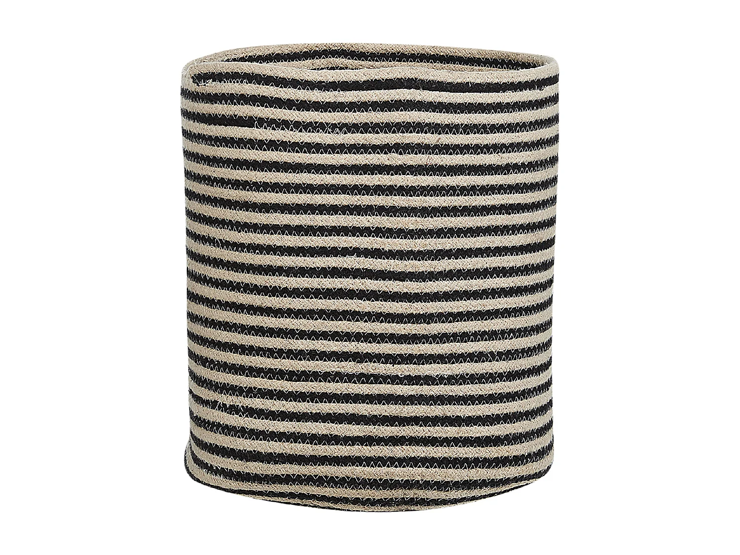 Conjunto de 2 cestas YERKOY Algodón Negro