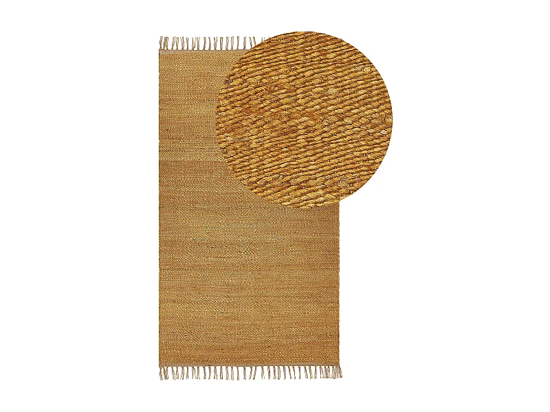 Tapis LUNIA Moutarde 80 x 150 cm Jute
