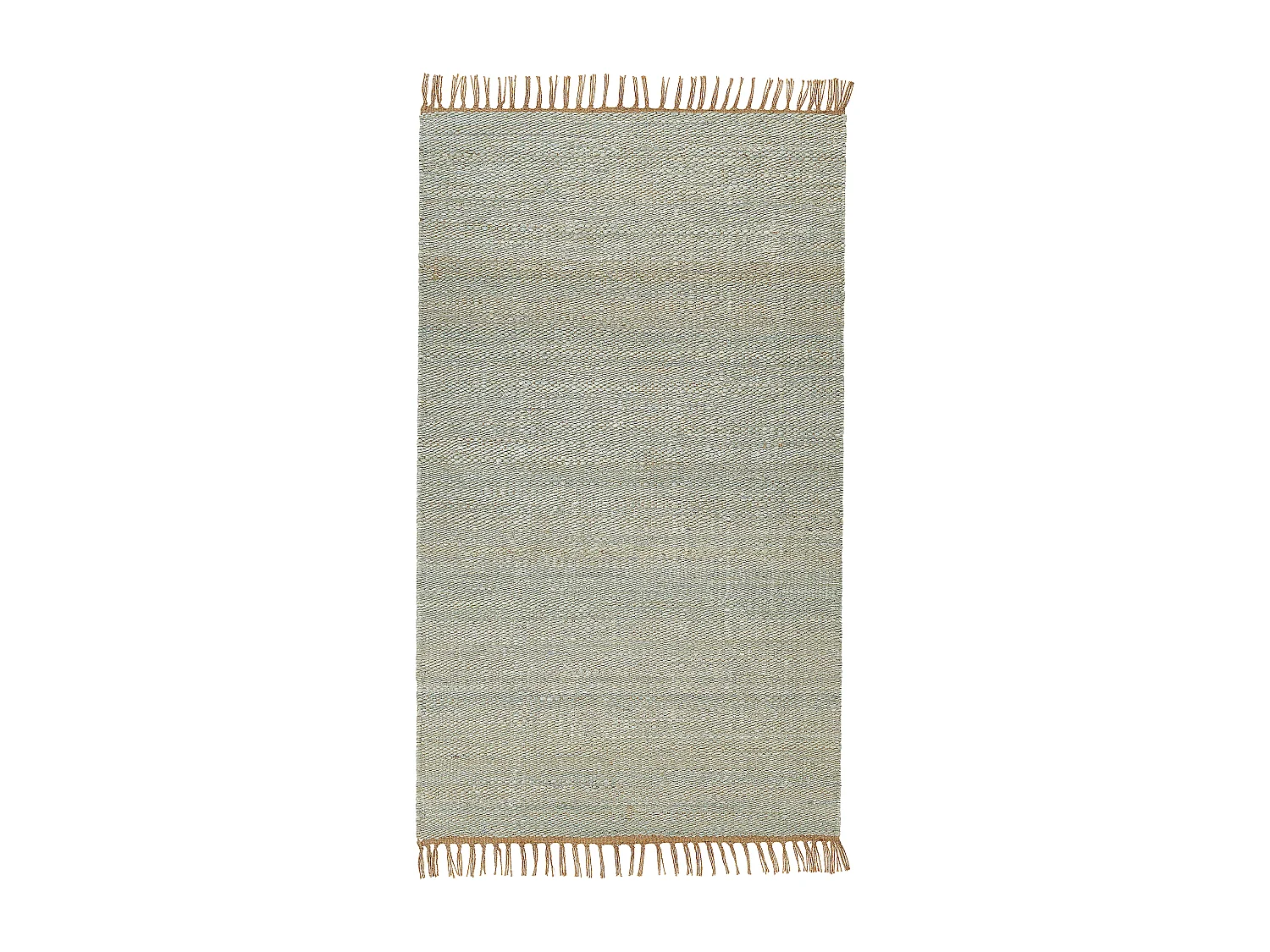 Tapis en jute 80 x 150 cm vert clair LUNIA