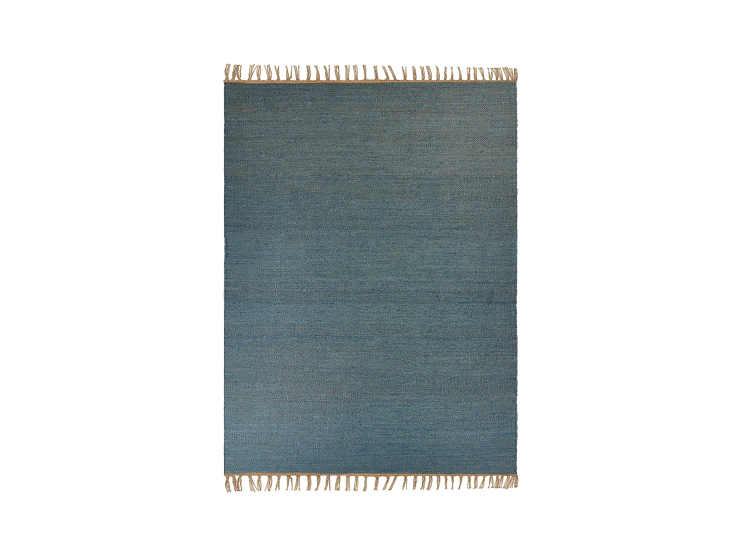 Alfombra LUNIA 160 x 230 cm Yute Turquesa