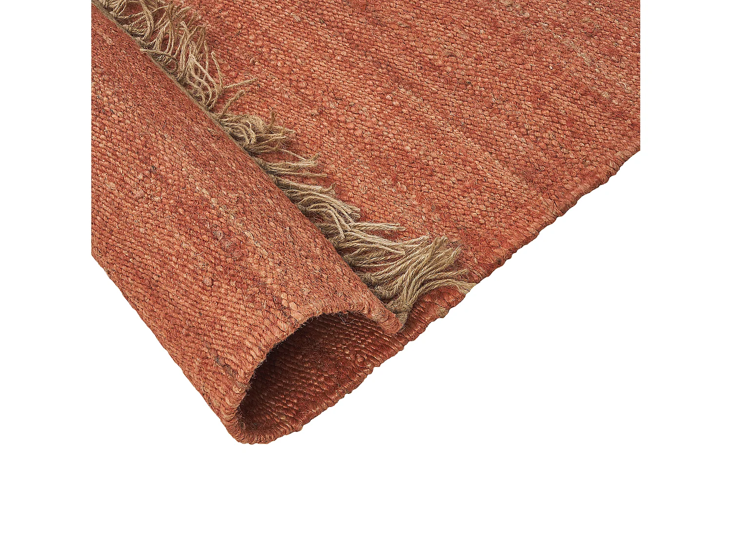 Tapis LUNIA Rouge clair 160 x 230 cm Jute
