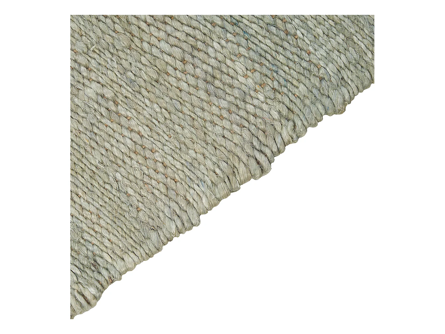 Vloerkleed LUNIA 160 x 230 cm Jute Lichtgroen