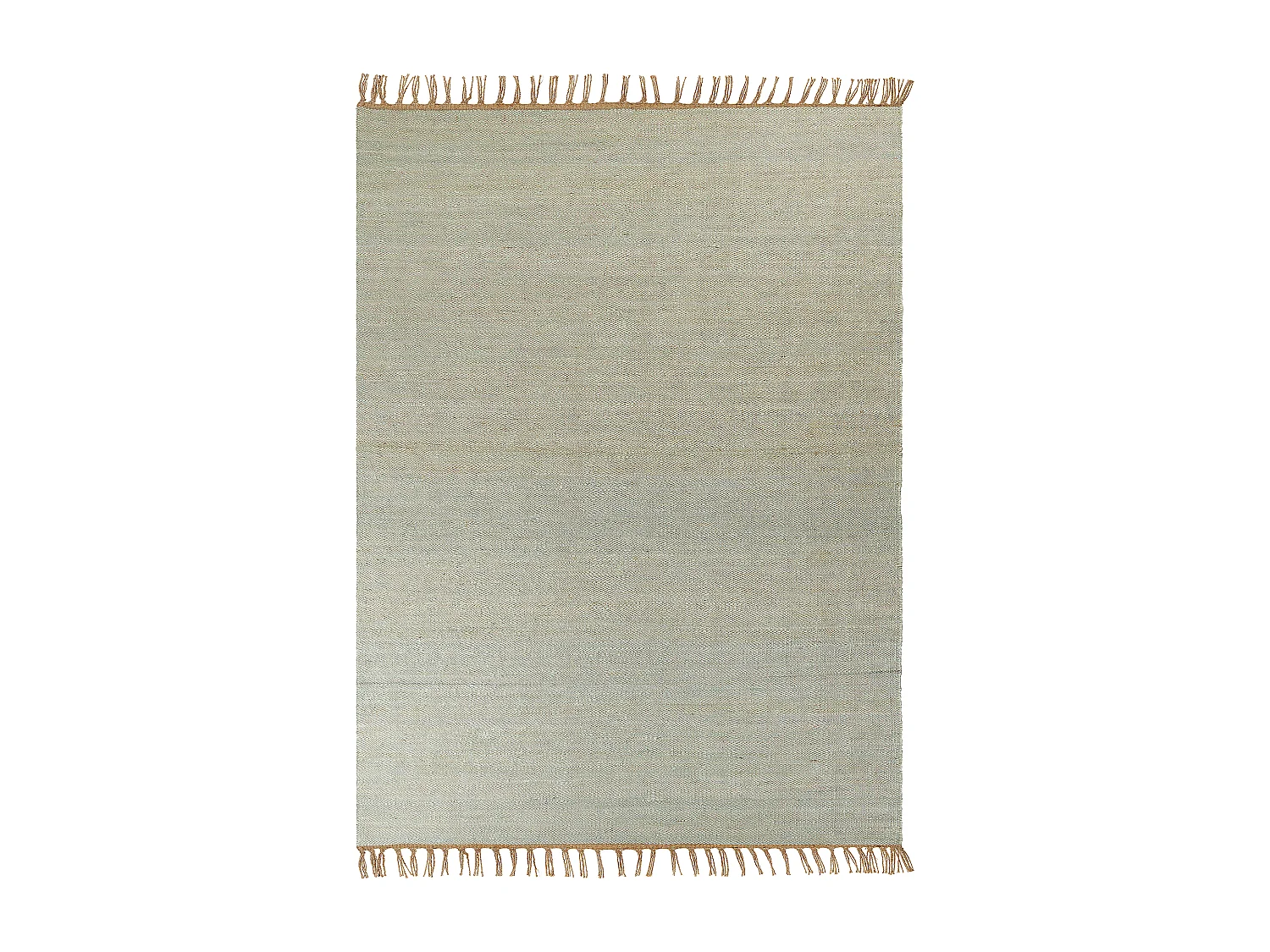 Vloerkleed LUNIA 160 x 230 cm Jute Lichtgroen