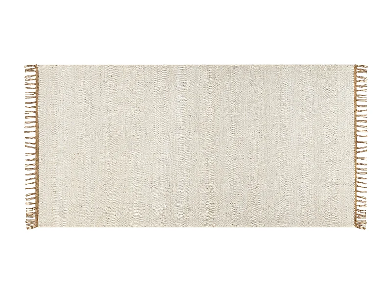 Alfombra LUNIA 80 x 150 cm Yute Beige claro