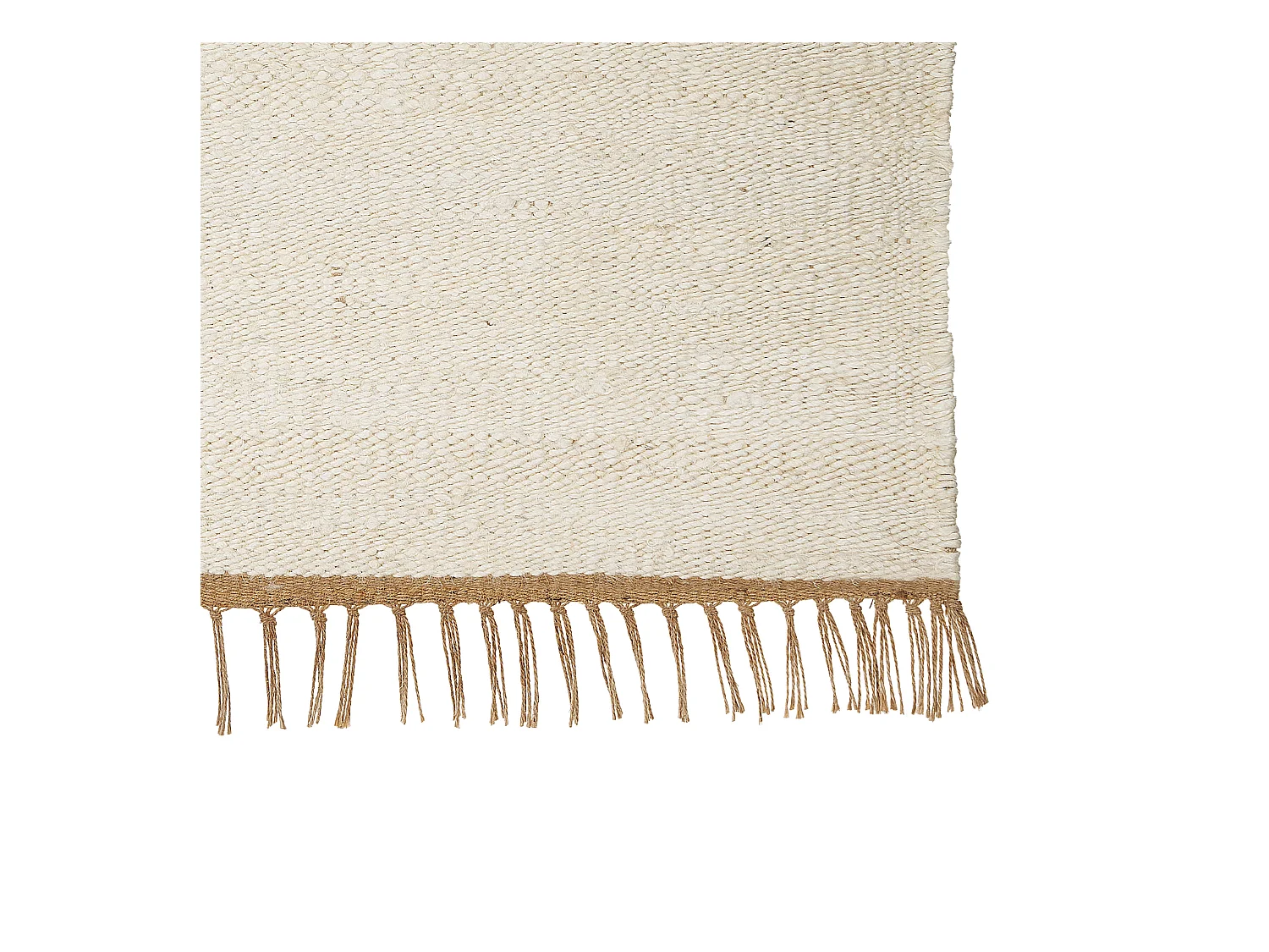 Tapis LUNIA Beige clair 80 x 150 cm Jute