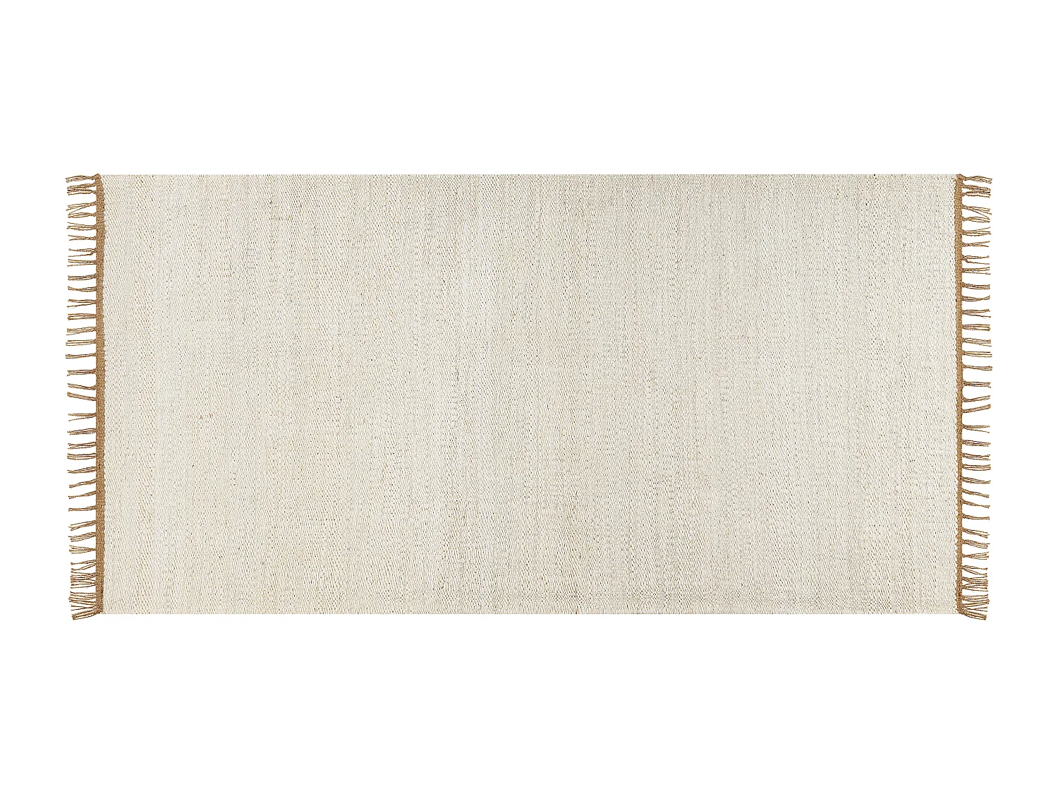 Vloerkleed LUNIA 80 x 150 cm Jute Lichtbeige