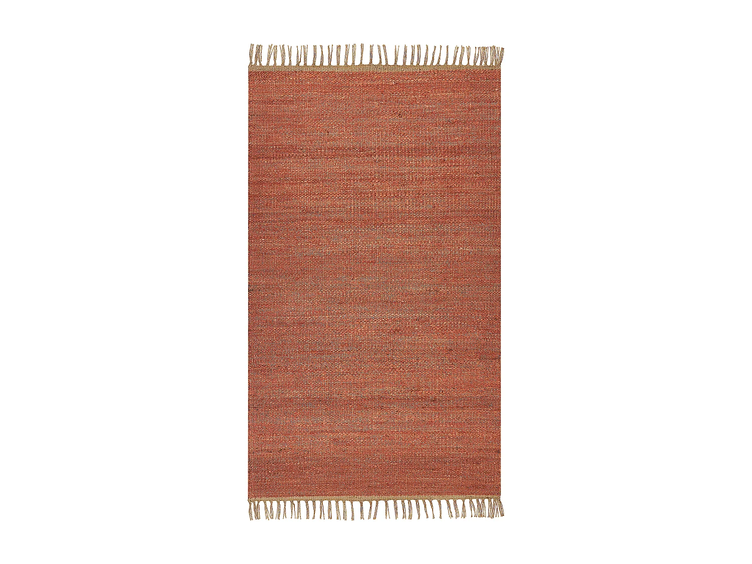 Vloerkleed LUNIA 80 x 150 cm Jute Lichtrood