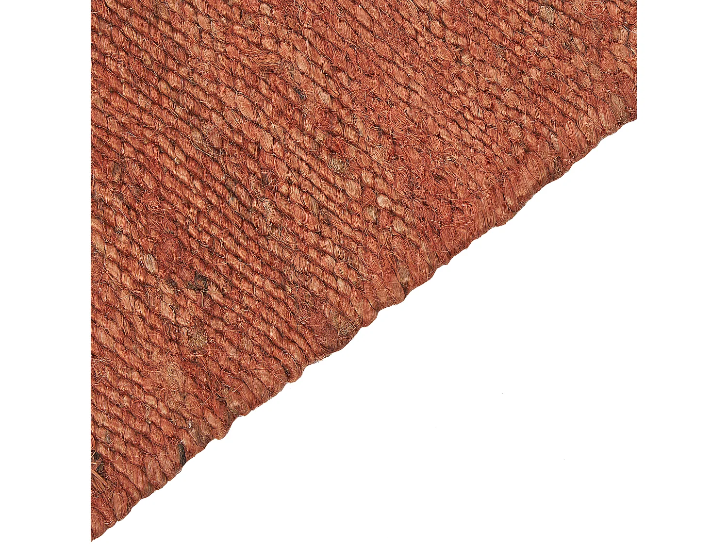 Vloerkleed LUNIA 80 x 150 cm Jute Lichtrood