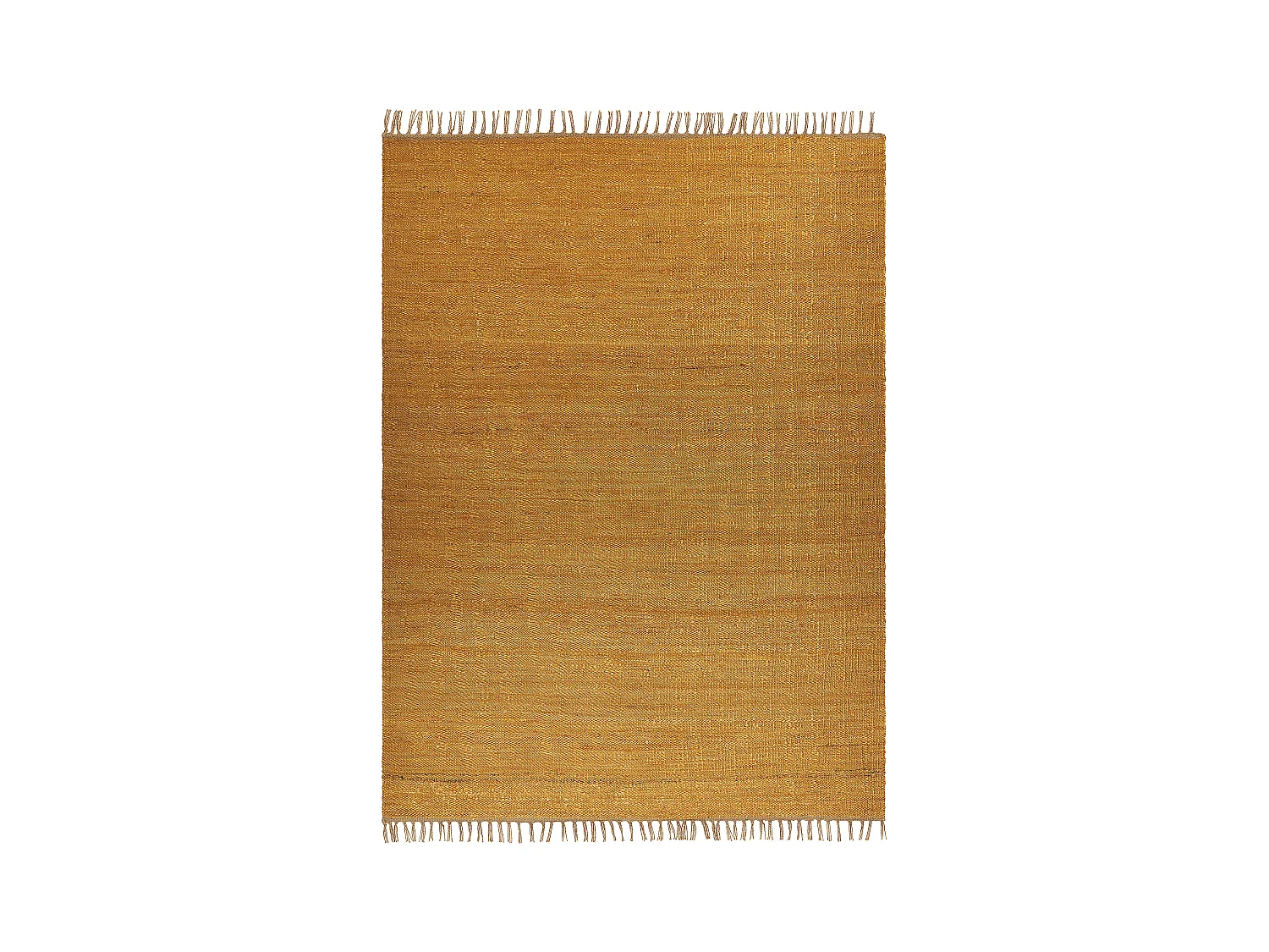 Dywan z juty 160 x 230 cm musztardowy LUNIA