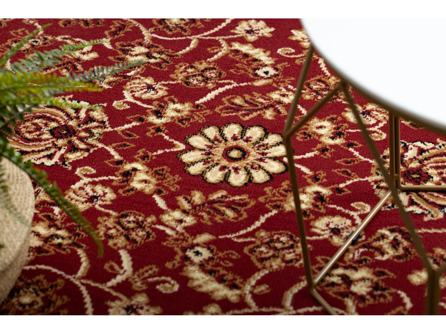 Dywan BCF Morad KLASYK klasyczny - bordo 300x400 cm