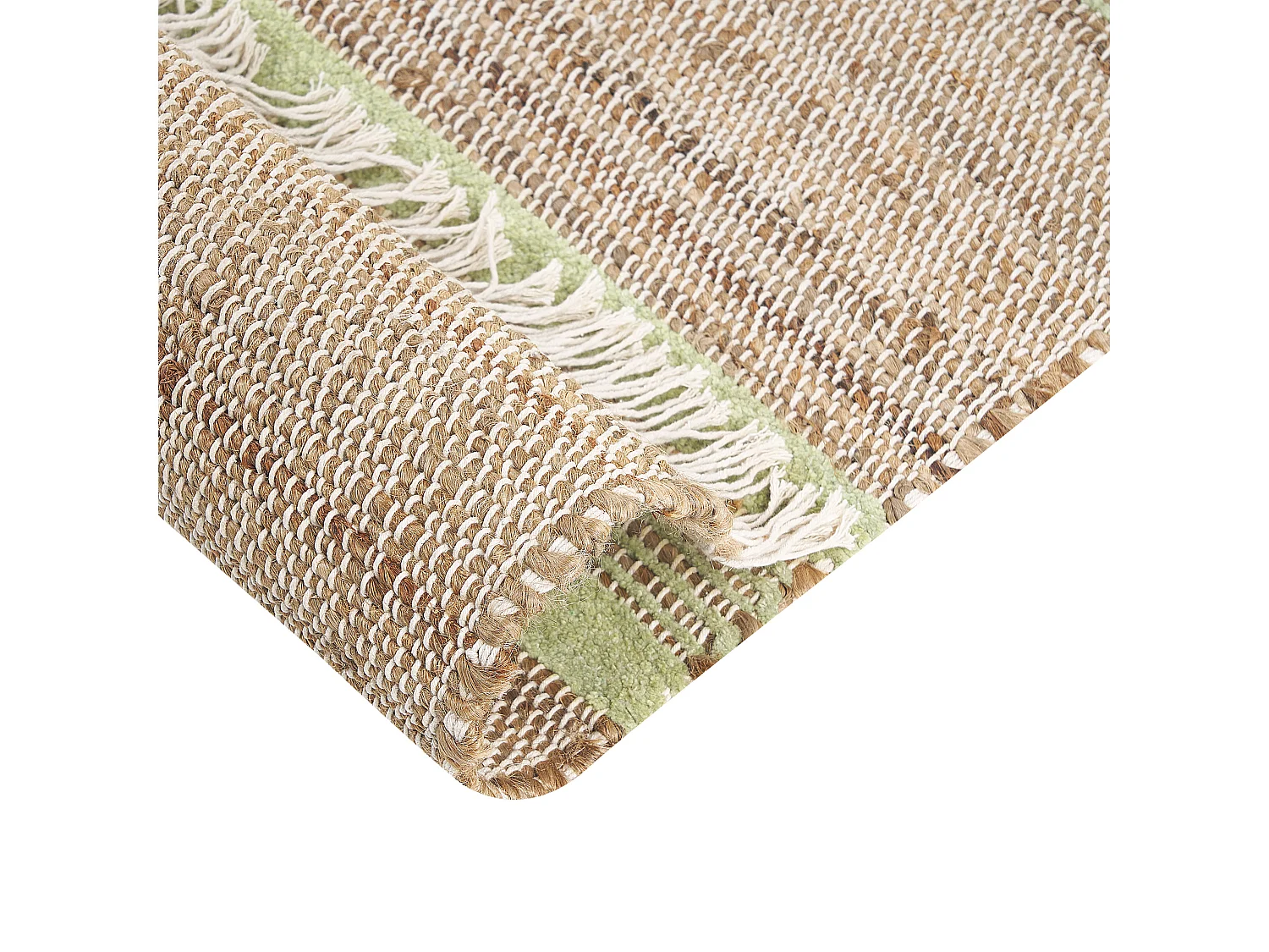 Tapis TALPUR 160 x 230 cm Jute Vert clair