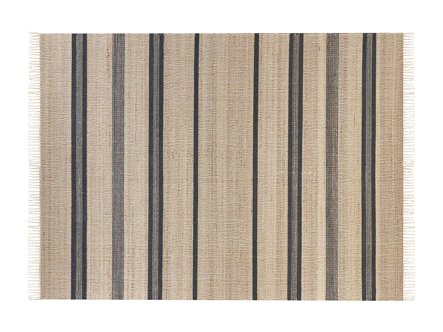 Vloerkleed TALPUR 160 x 230 cm Jute Grafietgrijs