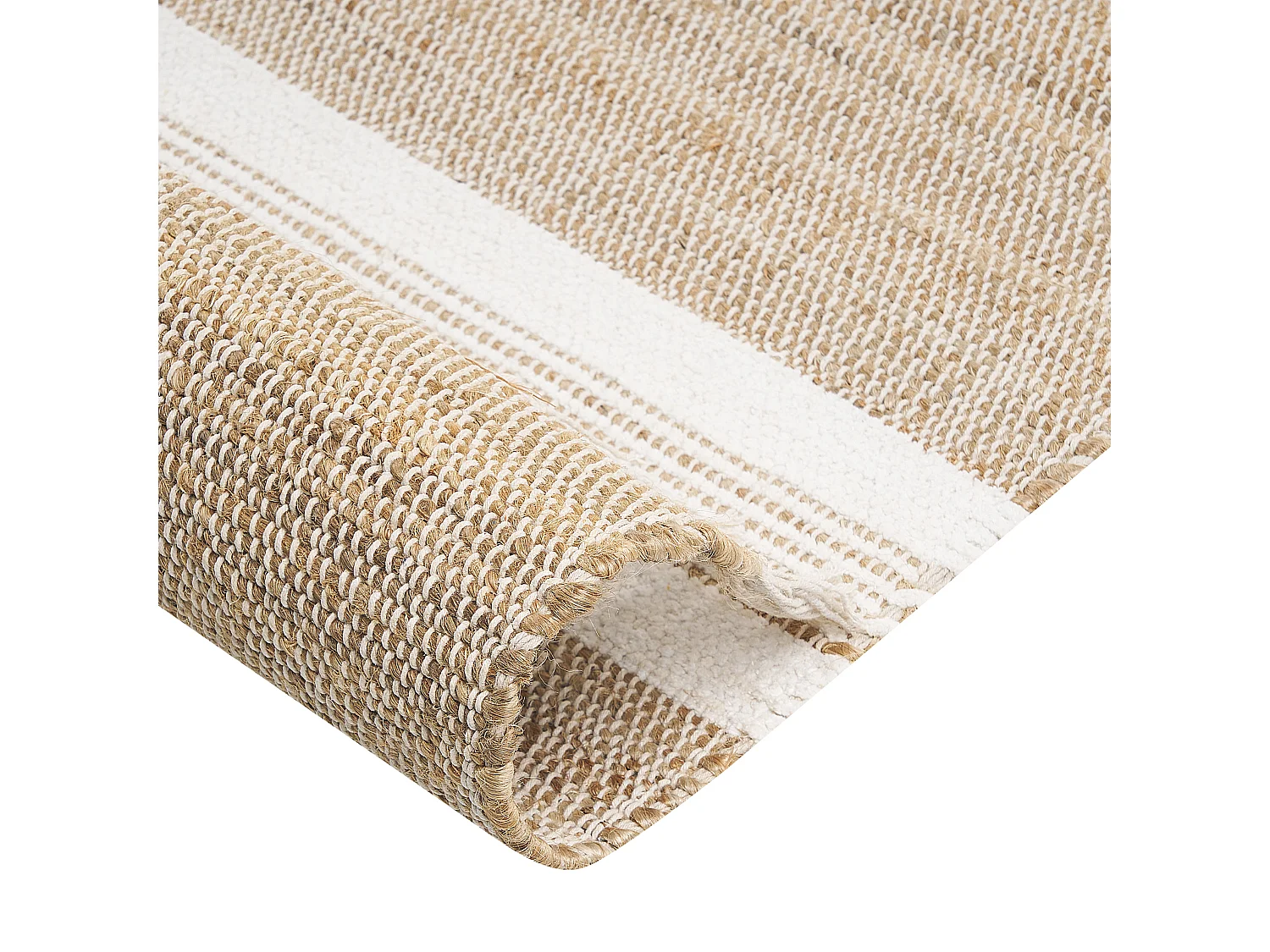 Tapis TALPUR Blanc 160 x 230 cm Jute