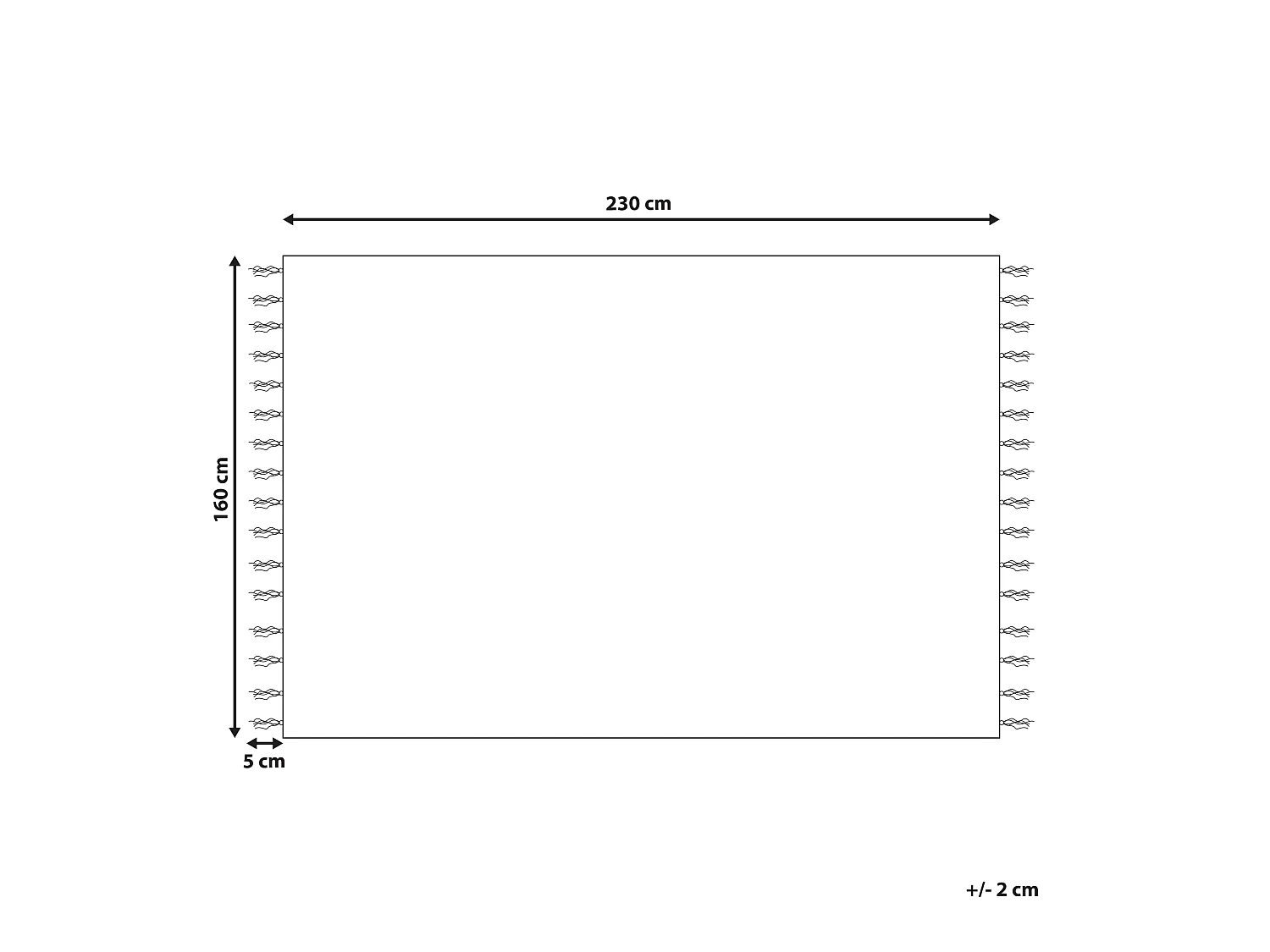 Tapete TALPUR 160 x 230 cm Juta Amarelo