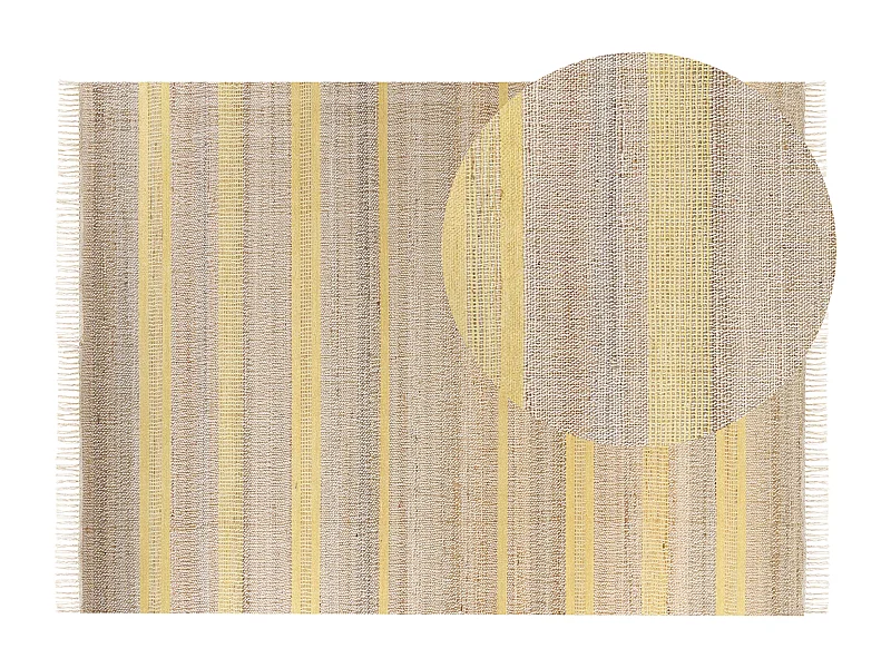 Tapis TALPUR Jaune 160 x 230 cm Jute